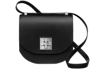 Hermes Mosaique au 24 21 Bag in grained Monsieur calfskin Noir Featured image
