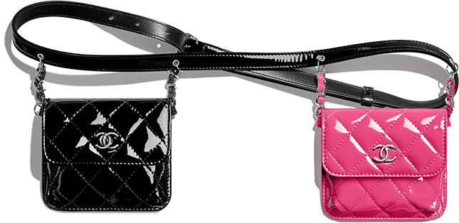 Chanel Double Mini Flap Waist Bag Chanel Double Mini Flap Waist Bag