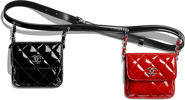 Chanel Double Mini Flap Waist Bag Chanel Double Mini Flap Waist Bag