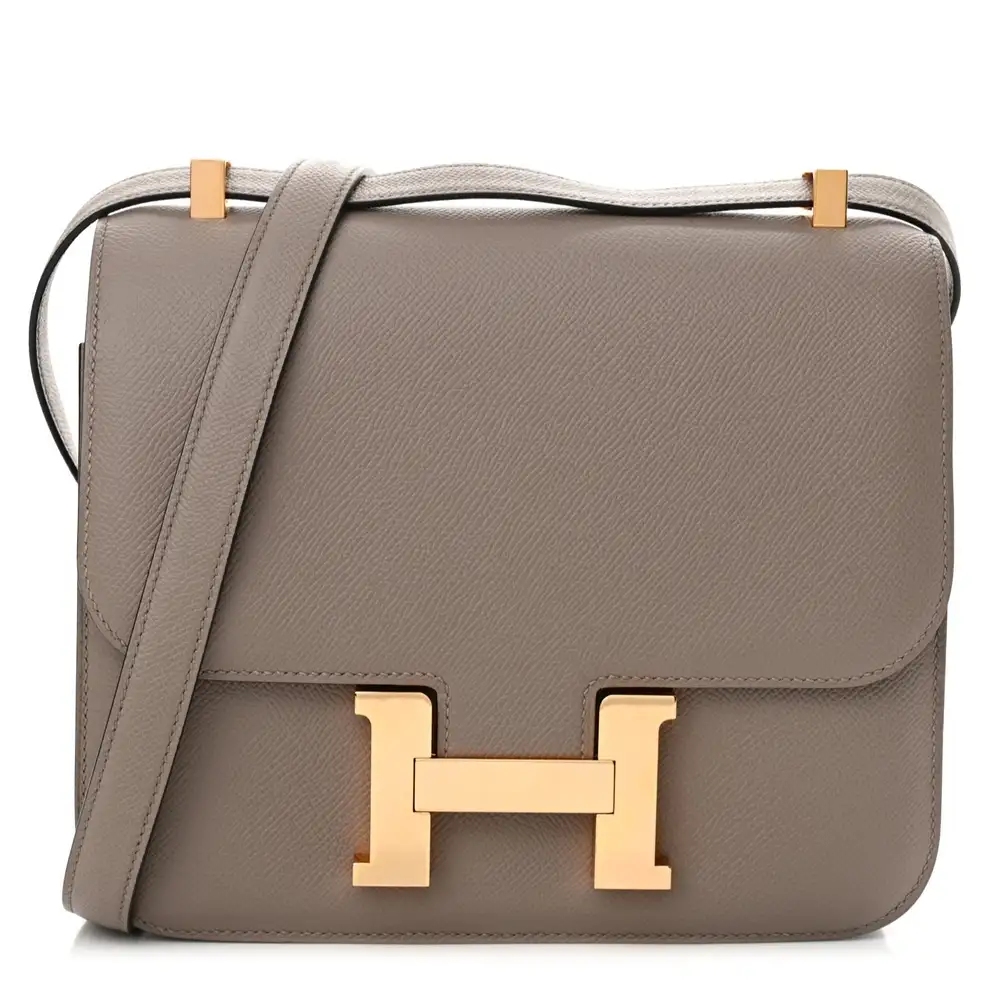 Hermes Constance 24 Bag in Epsom Gris Asphalte