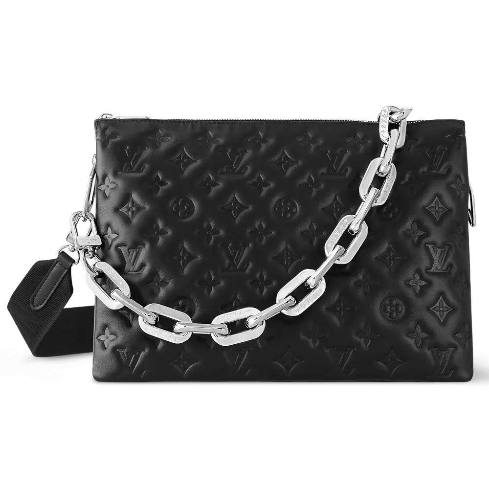 Louis Vuitton Coussin MM Bag in Lambskin Black