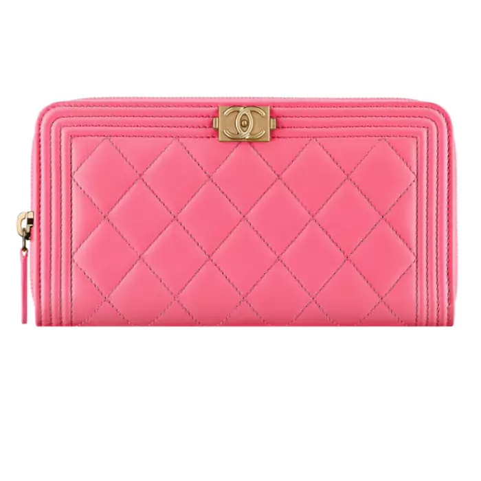 boy chanel zip around wallet prices 1