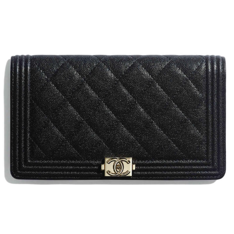 chanel boy yen wallet prices