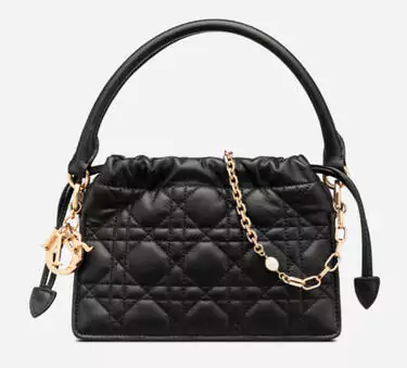 lady dior top handle drawstring bag prices