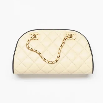 Chanel clutch with chain lambskin gold tone metal AP5254B24014U9424