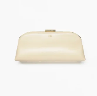 Chanel large clutch lambskin gold tone metal AP5236B23918U8372