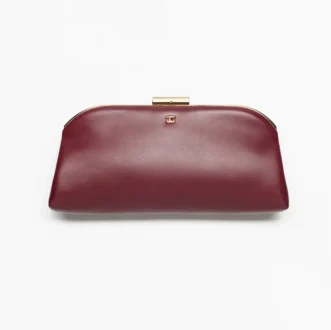Chanel large clutch lambskin gold tone metal AP5236B23918U8393