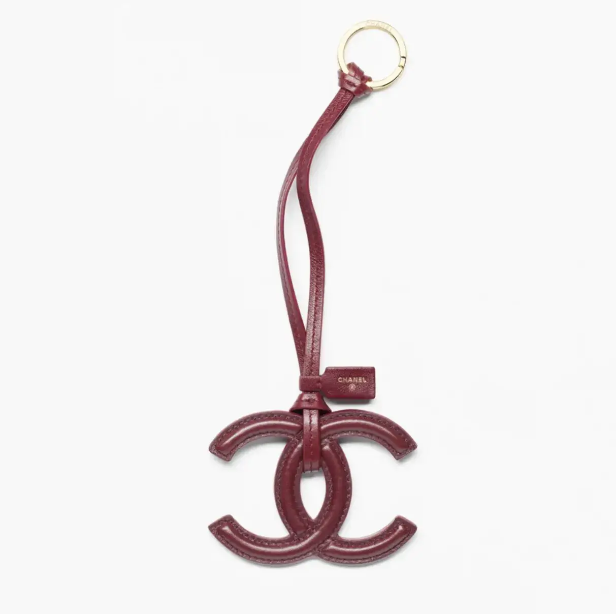 Chanel mini bag charm lambskin gold tone metal AP5248B23855U8393