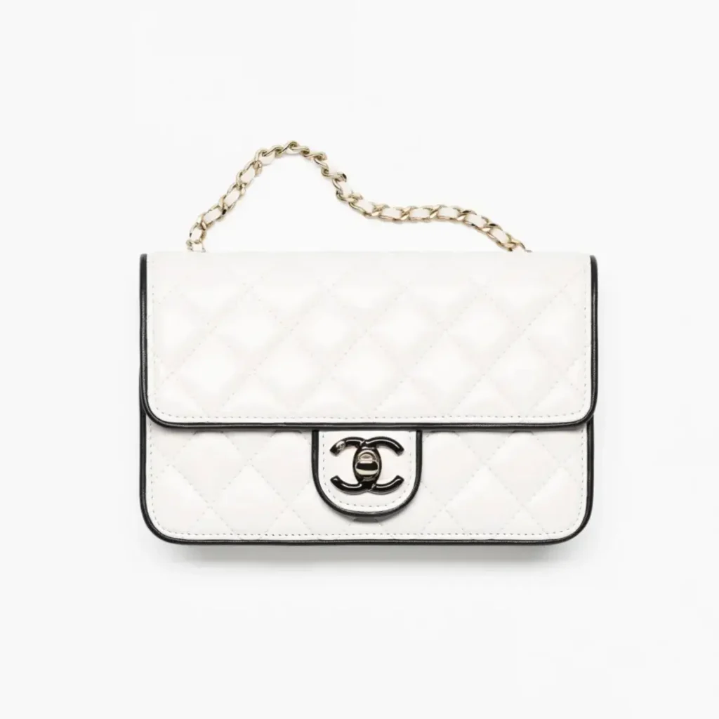 Chanel wallet on chain lambskin gold tone metal AP4511B19381U8708