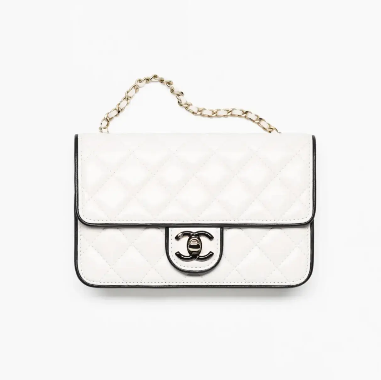Chanel wallet on chain lambskin gold tone metal AP4511B19381U8708
