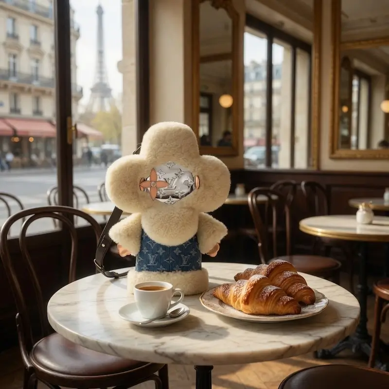 Bag in cafe