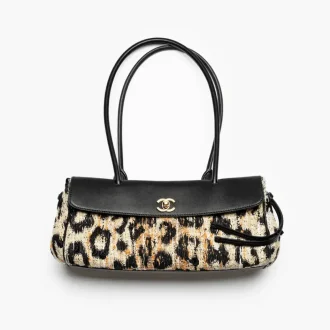 Chanel small tote tweed mixed fibers calfskin gold tone metal AS6288B25093UB372