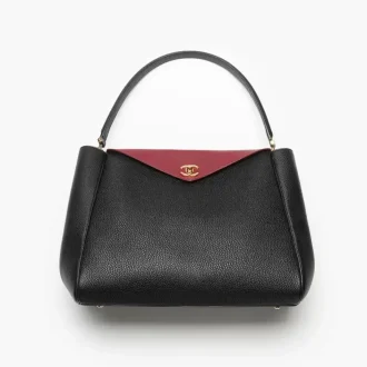 Chanel tote grained calfskin lambskin gold metal AS6225B24988UA104