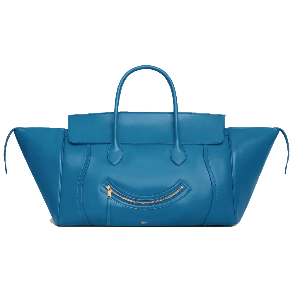 Celine big smile luggage in glossy calfskin 123683GW4.07QH