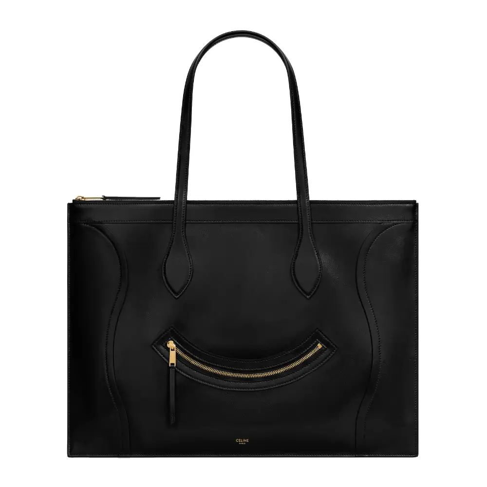 Celine flat luggage in glossy calfskin 123963GW4.38NO