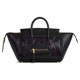 Celine little luggage in python L108J3R80.38NO Black