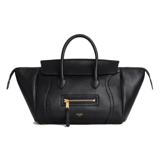 Celine little luggage in supple shiny lambskin 124213GW2.38NO