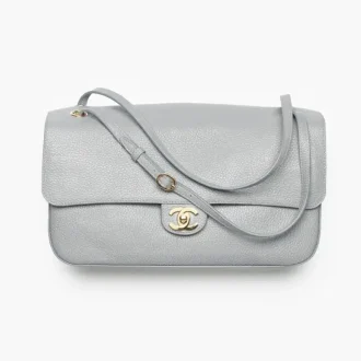 Chanel maxi flap bag grained calfskin gold tone metal AS6231B24332UA206