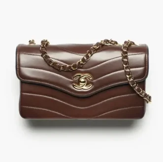 Chanel small flap bag patinated lambskin gold tone metal AS6498B25468UC476