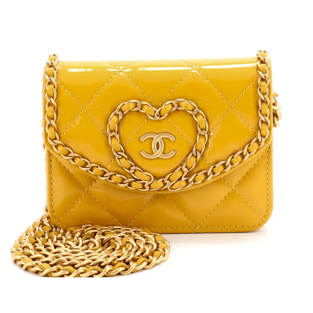 Chanel Heart Chain Flap Bag Patent