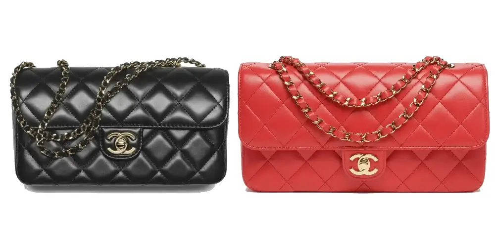 Chanel Flap Bag 26A 26B Comparison front image